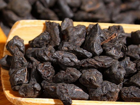 Shu Pu Erh Cha Hua Shi (Tea stones), Menghai, AAA, 2018