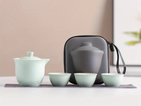 Tea Drinking Set, 4 Pieces, Ceramics