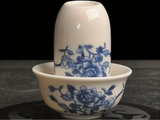 Tea cups set, ceramic, 2 elements