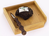 Pu Erh tea cake cutting board, 24x24x3 cm