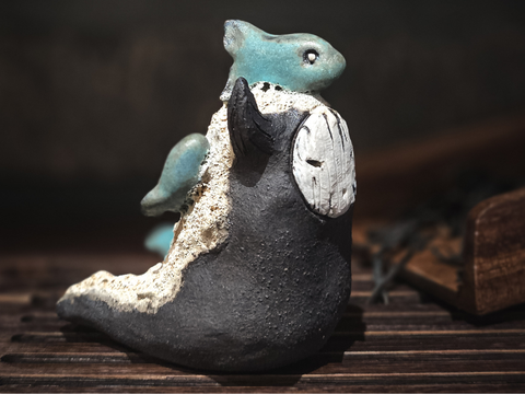 Sionnan's Riverling, tea pet, artistic ceramics