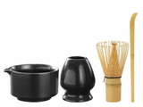 Matcha teaware set, dark, ceramic, 450 ml