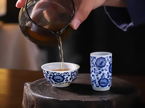 Tea cups set, ceramic, 2 elements