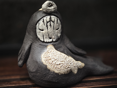 Moonshift Selkie, чайная фигурка, авторская керамика