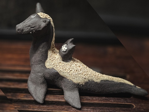 Nessie & Lochling, чайная фигурка, авторская керамика